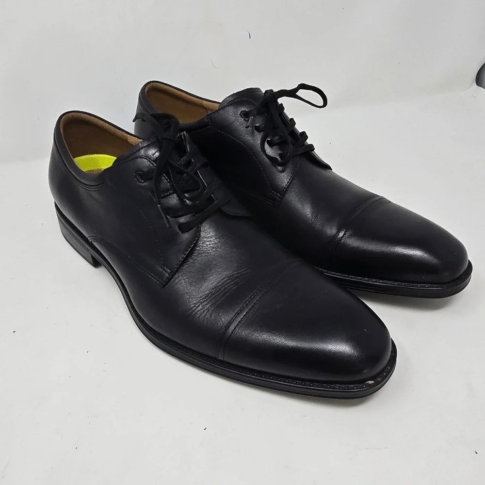 Florsheim‎ center cap toe oxford shoes men 10 black academia career office